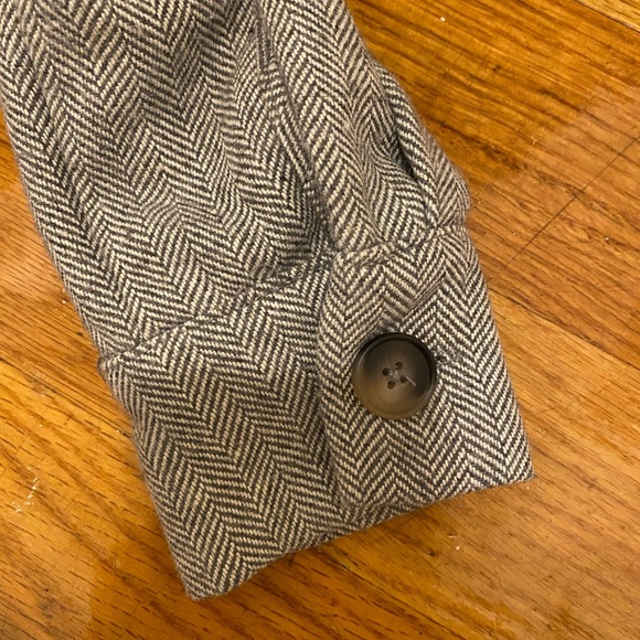 Women’s Grey Wool & Polyester Jacket - Picture 6 of 6